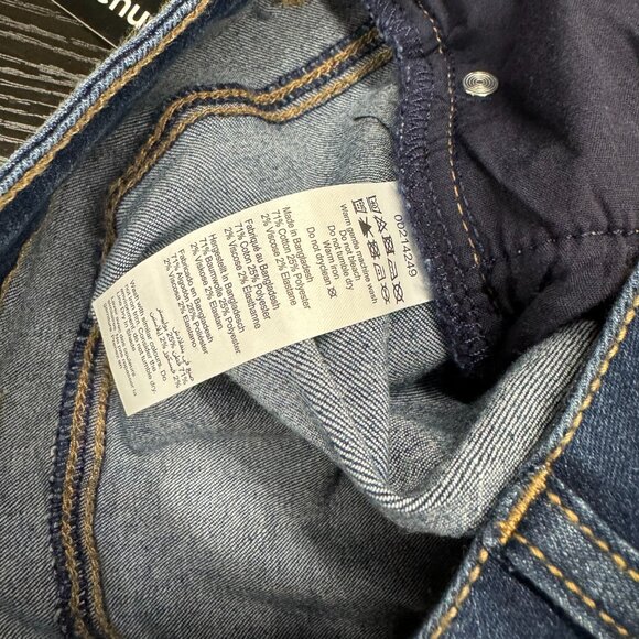 AVENUE Denim - Girlfriend Straight Leg Jeans Medium Dark Size 34 (6X) NEW - Picture 7 of 9